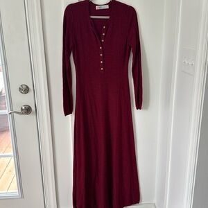 FP Beach Henley Maxi Dress Size S